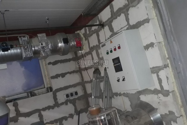Приточная вентиляция газовой котельной, и шкаф автоматики